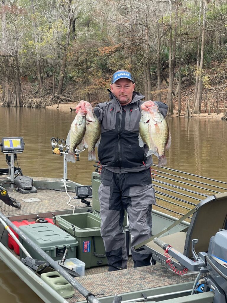Jimmy Hughen with crappie